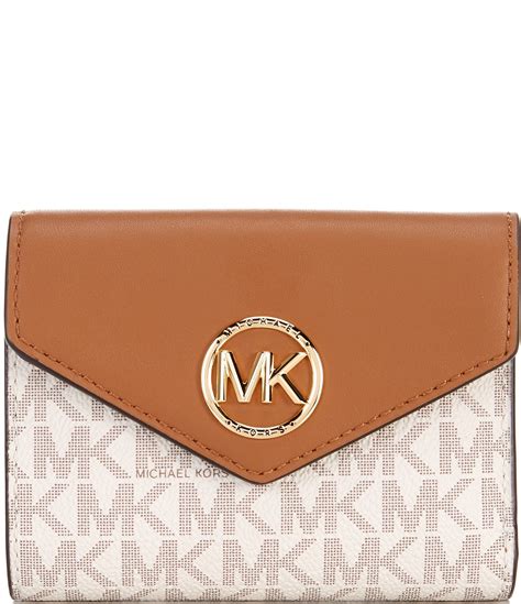 Michael Kors Signature Logo Carmen Medium Envelope Tri